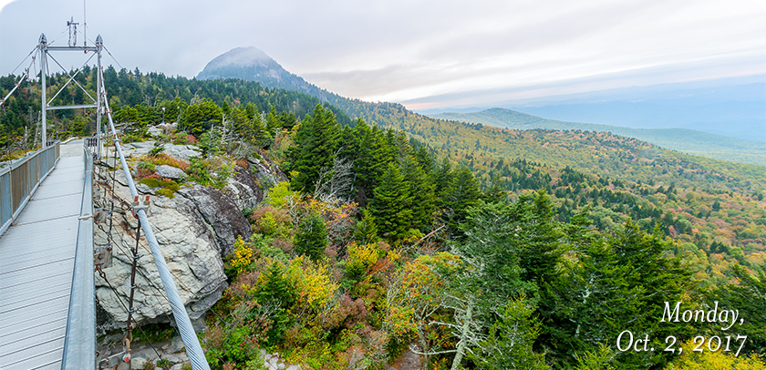 Mile High Swinging Bridge