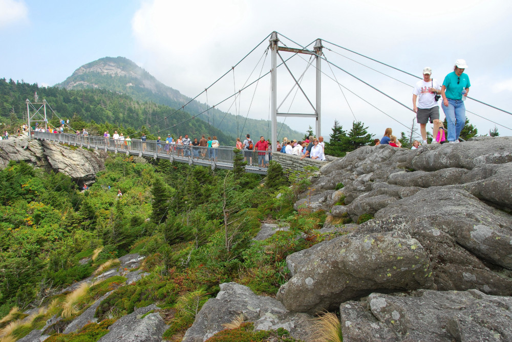 Mile High Swinging Bridge