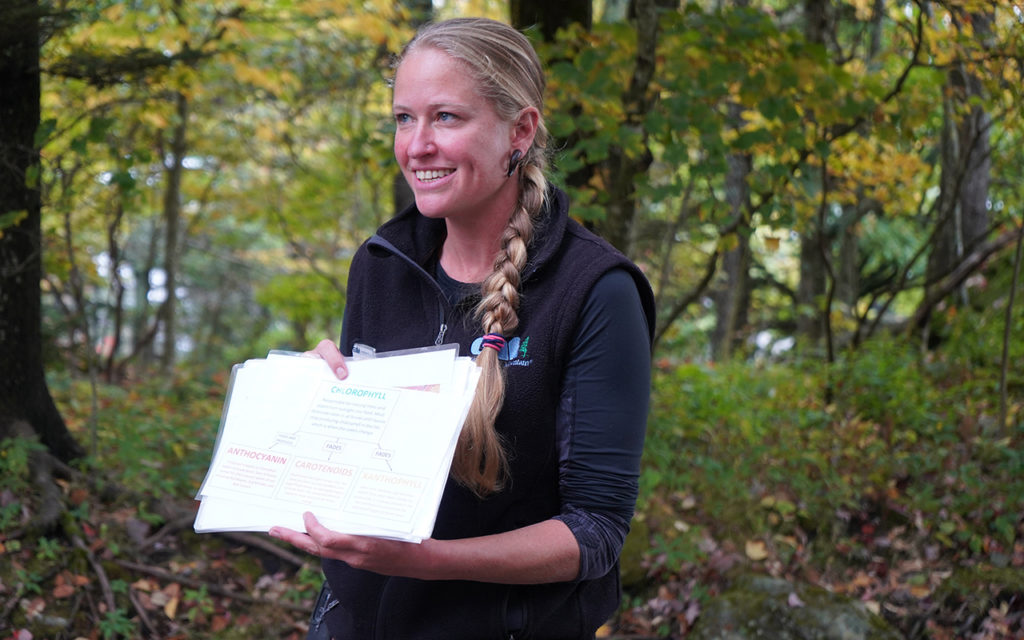A Grandfather Mountain naturalist leads a Fall Color Ramble.