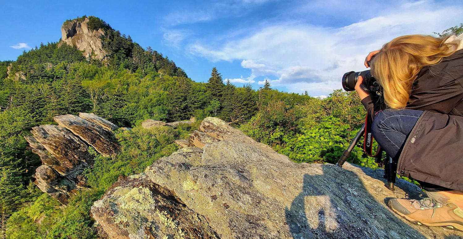 Media Visits Grandfather Mtn