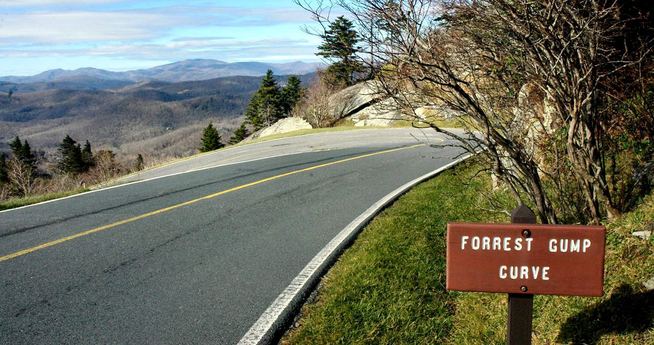 Forrest Gump Curve, Grandfather Mountain