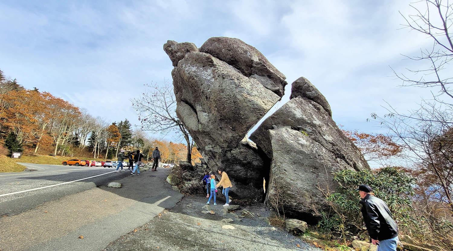 Split Rock Grandfather Mountain