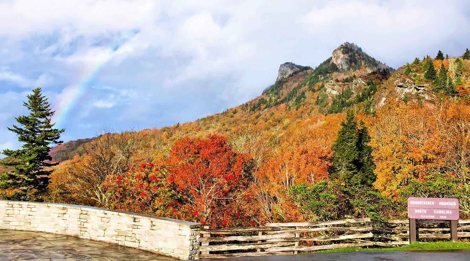 north carolina fall landscape