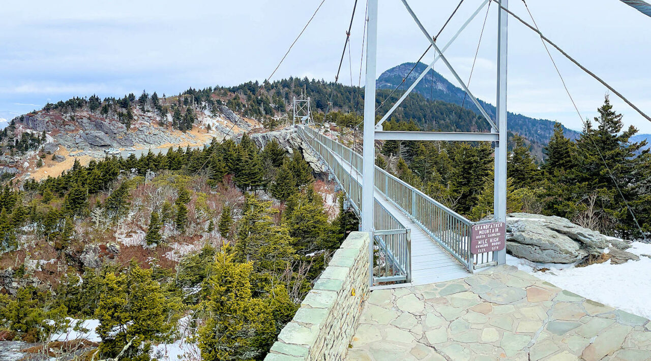 Winter Visits Grandfather Mountain