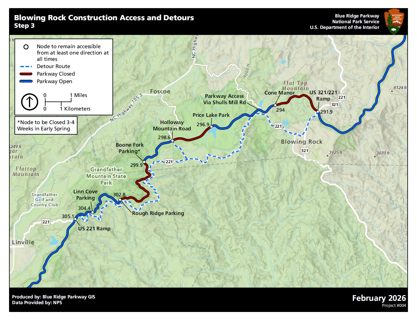 Parkway update as of April 17, 2026