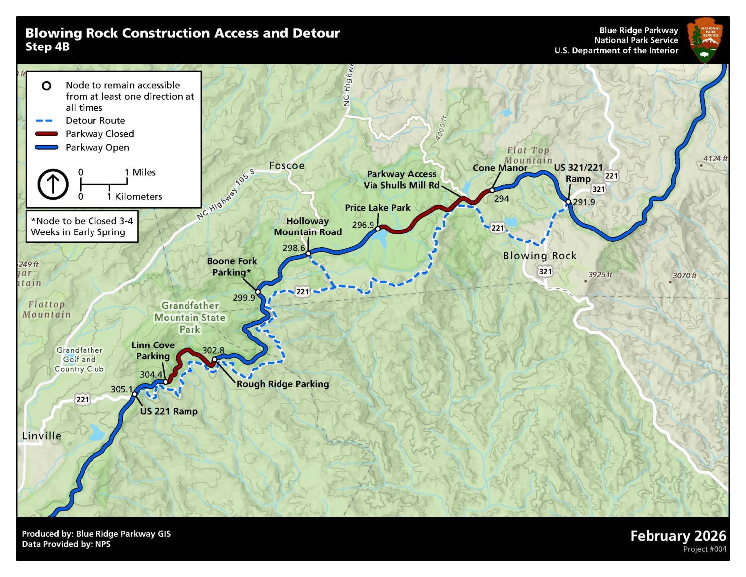 Parkway update as of April 17, 2026