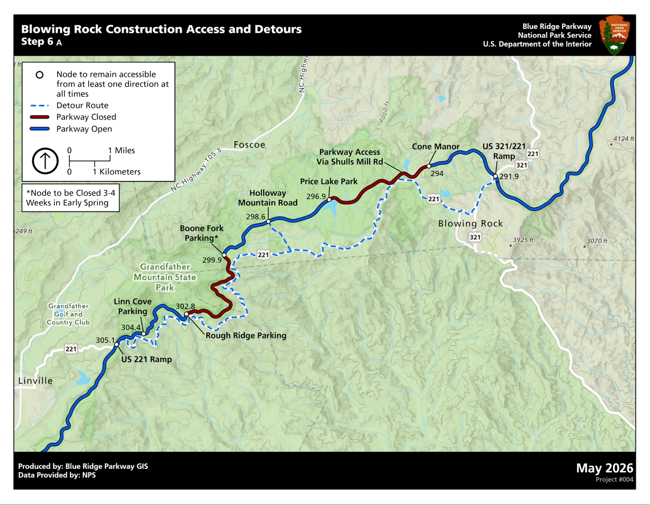Parkway update as of April 17, 2026
