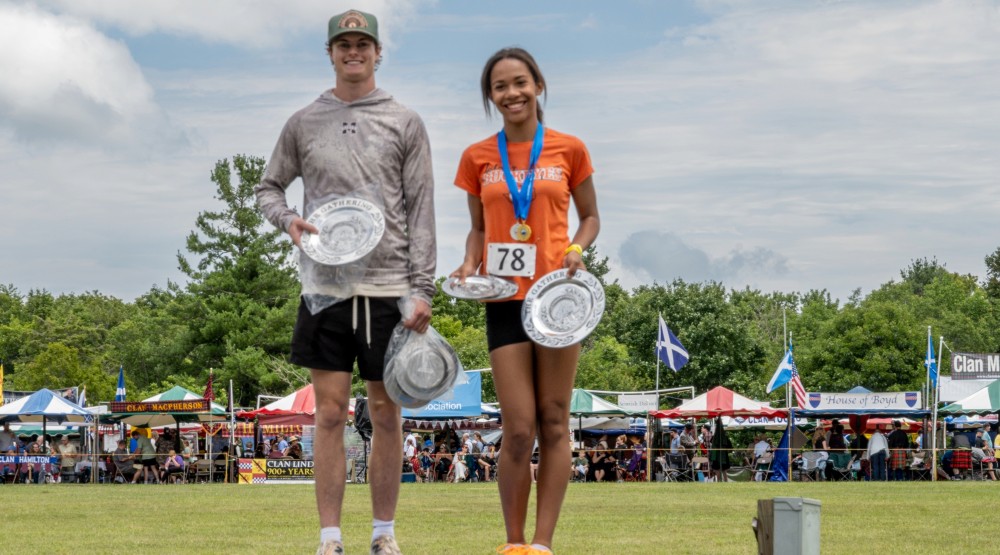 Grandfather Mountain Highland Games names track and field outstanding men’s and women’s athletes